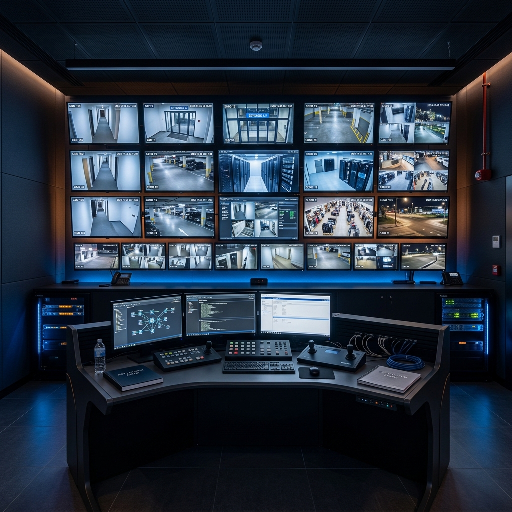 CCTV Security Control Room